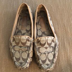 Coach slip on shoes